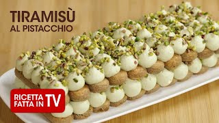 Ricetta Facile del TIRAMISÙ AL PISTACCHIO di Benedetta Rossi  Ricetta TV Fatto in Casa per Voi [upl. by Samella]