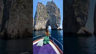 Exploring the Amalfi Coast by boat amalficoast positano amalfi shorts [upl. by Cut]