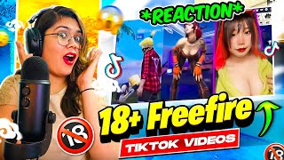 Free Fire 18 Tik Tok Reaction😅  Watch On Your Risk😂  Garena Free Fire [upl. by Waterer333]