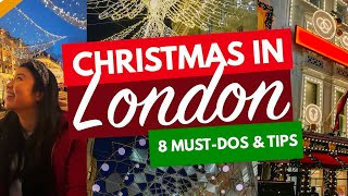 CHRISTMAS IN LONDON  London Christmas Markets Lights amp Activities That You Cant Miss [upl. by Aihsilef]