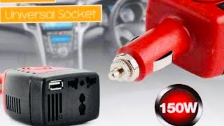 Car Power Inverter 150W  12V DC to 220V AC [upl. by Calvin867]