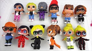 Poupées LOL Surprise Collection Miraculous ladybug DIY All My Custom dolls LOL surprise [upl. by Niatsirt99]