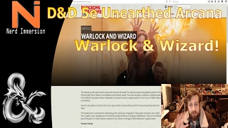 DampD 5e  Unearthed Arcana  Warlock amp Wizard  Nerd Immersion [upl. by Adrial]