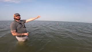 Speckled Trout Fishing at San Luis Pass Pt 2 [upl. by Novek]