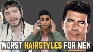 6 UGLIEST Hairstyles Men Should AVOID  DO NOT WEAR THESE [upl. by Eetnahs657]