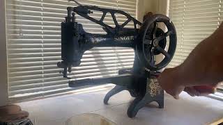 Singer 29k15 cobblers patcher sewing machine restoration [upl. by Leissam686]