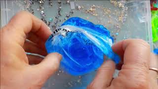 ASMR Checking Out My Childrens Space Slime Sensory Kit  Soft Spoken with Crinkles [upl. by Niret]