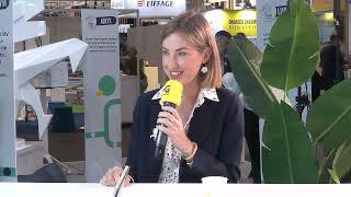 Big média à SantExpo  Dr Charlotte Berthaut fondatrice et CEO de DépistampVous [upl. by Ahsiekan]