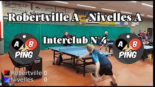 Robertville A  Nivelles A Interclub n°4 [upl. by Hendricks]