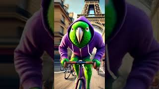 Animation of birds competing in the tour de france 🚴‍♀️ animation birds tourdefrance bike pixar [upl. by Chemash829]