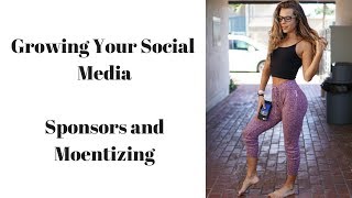 Growing Your social Media  Getting sponsors [upl. by Jauch]