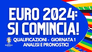 Qualificazioni a Euro 2024 giornata 1 analisi e pronostici 2325 marzo [upl. by Akialam]