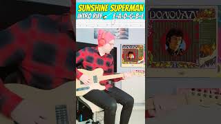 Donovan  Sunshine Superman Intro Riff Guitar Lesson  Tab  Tutorial shorts [upl. by Germano]