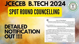 Jceceb councelling 2024  spot  special round notification out  jcecebcounselling jceceb [upl. by Ahseen78]