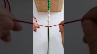 TUTORIAL 👆Combina tres colores para tus PulSeras de hilo con la Técnica de Espiral krásy [upl. by Idelle]