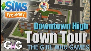 The Sims Freeplay Downtown High [upl. by Methuselah]