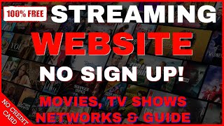 Unbelievable FREE STREAMING WEBSITE  No Sign Up Required UNLIMITED Access For FREE [upl. by Onairot192]