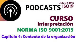 🎧 Curso INTERPRETACIÓN ISO 9001 versión 2015 Sistema de Gestión de Calidad  partis 2 [upl. by Sioled499]