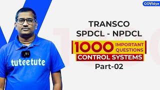 TRANSCO  1000 Important Questions  Control Systems Part02  EEE amp ECE transco tgtransco spdcl [upl. by Einor731]