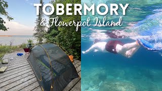 Tobermory Vlog  Camping on Flowerpot Island [upl. by Lap377]