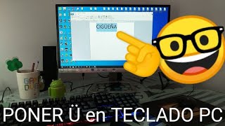 ⌨️ Como HACER el SIGNO de DIÉRESIS Ü en MI TECLADO DOS PUNTOS en la Ü FÁCIL y RÁPIDO [upl. by Ashly]