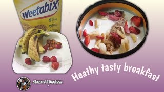 How to make your Weetabix Tasty  Healthy breakfast  Home Recipe  By Ahsan Ali [upl. by Eirahs]