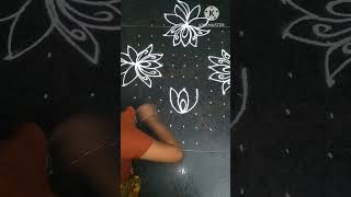 Dasara Special rangoli🌺133 dots 2024dussehrarangolidasaramuggulu [upl. by Lemrahc51]