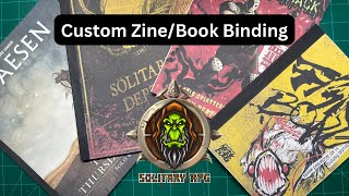 Custom ZineBook Binding [upl. by Eitsud]