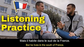 French Listening Practice  Easy French Conversation FREN Subs beginners and intermediate [upl. by Nathan861]