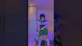 Venti cosplay bellacosplays cosplayer cosplay genshinimpact venti shorts fypシ fyp genshin [upl. by Akinajnat]