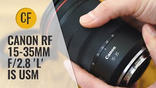 Canon RF 1535mm f28 L IS USM lens review with samples [upl. by Kcerb763]