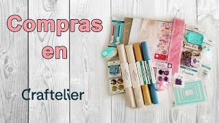 Haul craftelier Unboxing Craftelier Compras Craftelier Compras scrapbook y manualidades [upl. by Attenaj486]