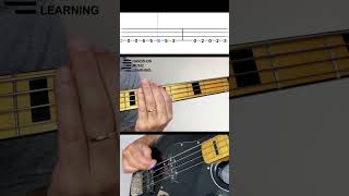 Enter Sandman Bass Line  Metallica [upl. by Adnarram766]