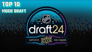 2024 NHL Mock Draft  Top 10 [upl. by Smaoht243]