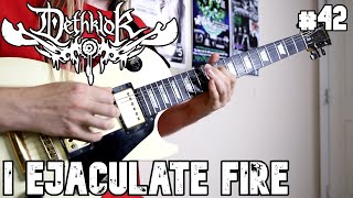 quotI Ejaculate Firequot Dethklok guitar cover  Quarantine Covers [upl. by Alban]