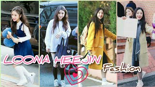 LOONA HEEJIN CASUAL GIRLY FASHION STYLE [upl. by Shelby607]