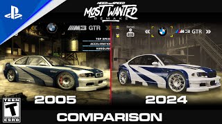 Need for Speed™ Most Wanted Remake  Comparison With The 2005 Version 2 [upl. by Irfan]