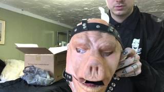 Slipknot Mask Unboxing  Clown Paul Sid Masks [upl. by Annaerdna133]