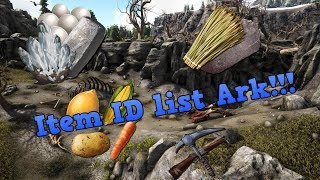 Item spawn ID Ark Survival Evolved [upl. by Raseda]