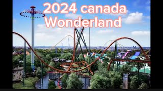 Canada Wonderland 2024 New Coasters amp Rides • Full Update [upl. by Ardnohsal]