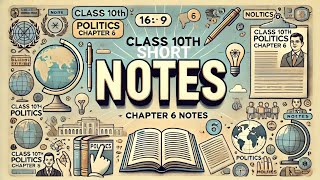 Short Notes  Political Parties  Class 10th Politics chapter 6 notes social class10 study [upl. by Sevik247]