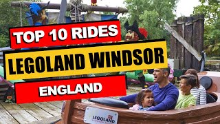 Top 10 BEST Rides at Legoland Windsor 2023  Berkshire England [upl. by Asiluj]