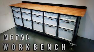 Simple DIY Workbench Practical with storage [upl. by Battat]