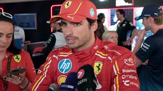 Carlos Sainz PostRace interview  F1 EMILIA ROMAGNA GP [upl. by Llewop]