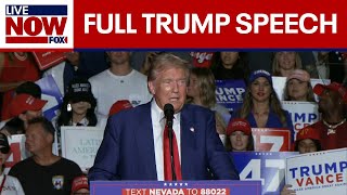 FULL SPEECH Trump holds rally in Las Vegas  LiveNOW from FOX [upl. by Ahsiemac]