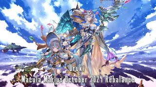 Granblue Fantasy  Uruki and Macula Marius October 2024 Rebalance Look and Showcase [upl. by Nerissa]