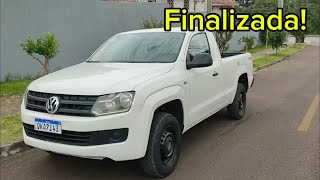 AMAROK DO LEILÃO FINALIZADA E A VENDA DEU LUCRO [upl. by Atkins882]