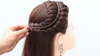 superior new hairstyles for outgoing  hairstyle for girls  open hair hairstyle [upl. by Suicul]