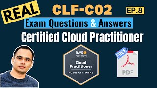 Part8AWS Cloud Practitioner CLFC02 Practice Questions amp Dumps 👨‍🎓 aws [upl. by Marjie]