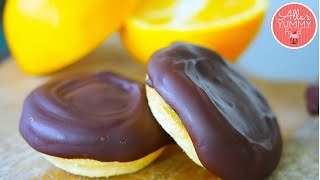 Jaffa Cake Recipe  Шоколадноапельсиновое печенье [upl. by Reddy607]